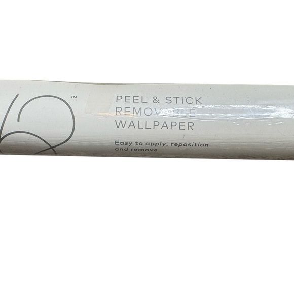 Project 62 - Metallic Leaf Peel & Stick Wallpaper Pink - Project Pink - Picture 3 of 6